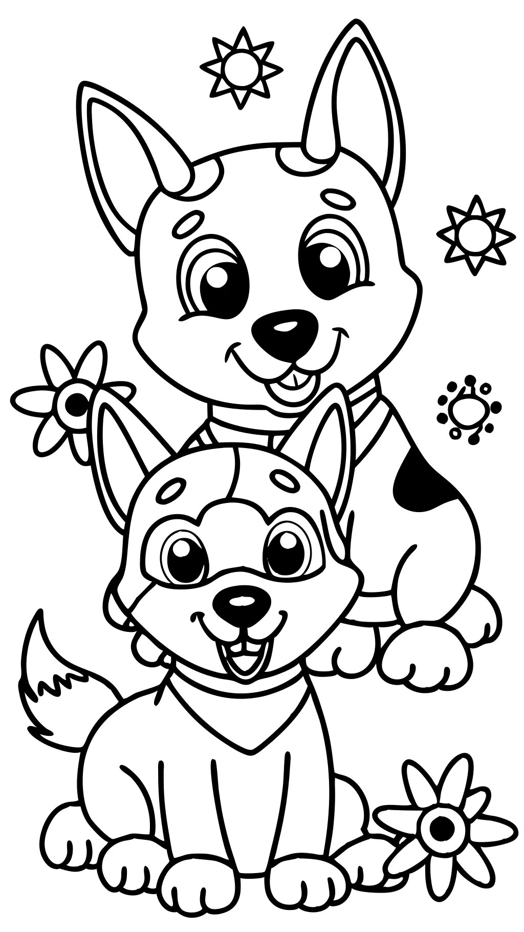 bingo and bluey coloring pages